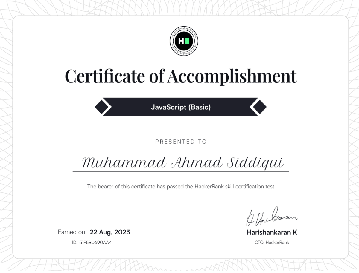 JavaScript Specialist Certification