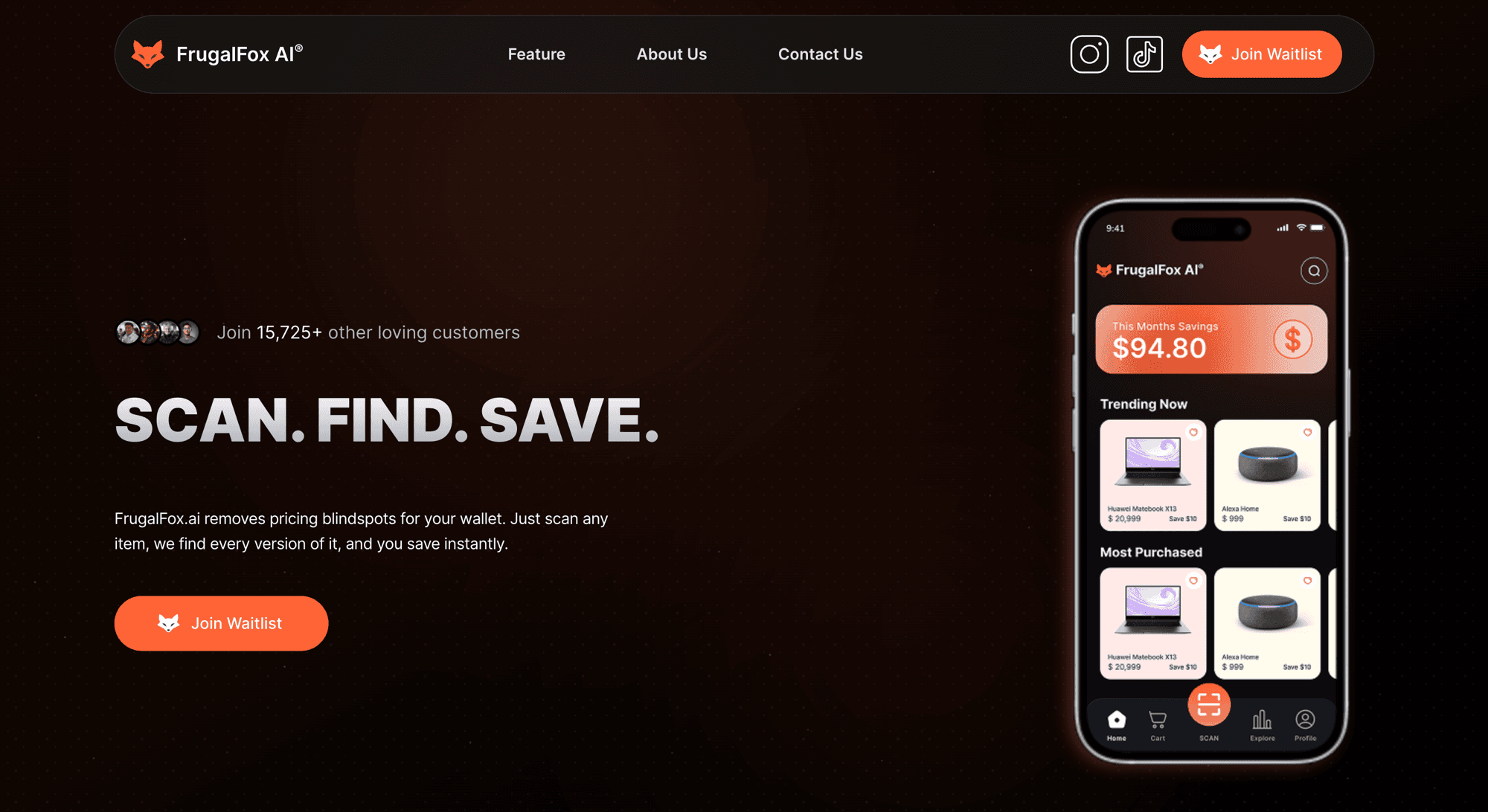 FrugalFox AI — Website