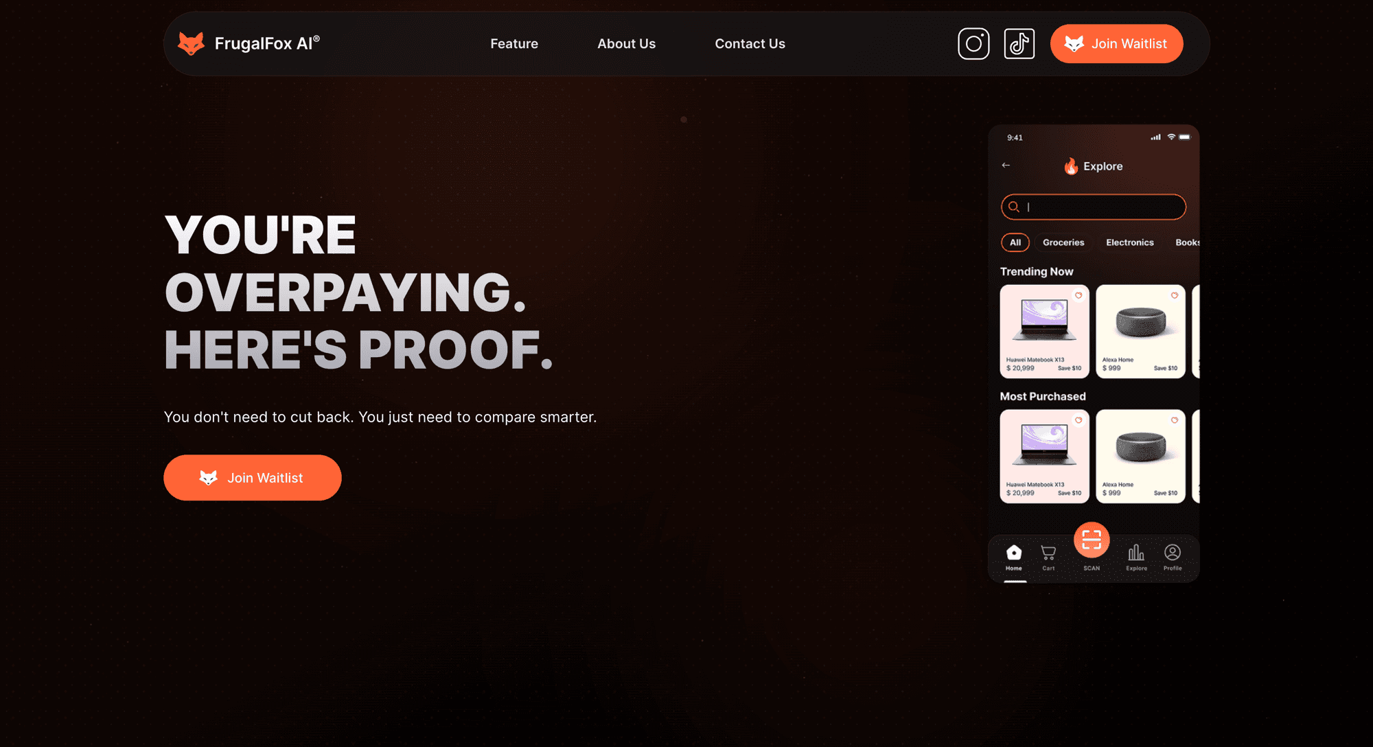 'You're Overpaying. Here's Proof.' — final conversion section