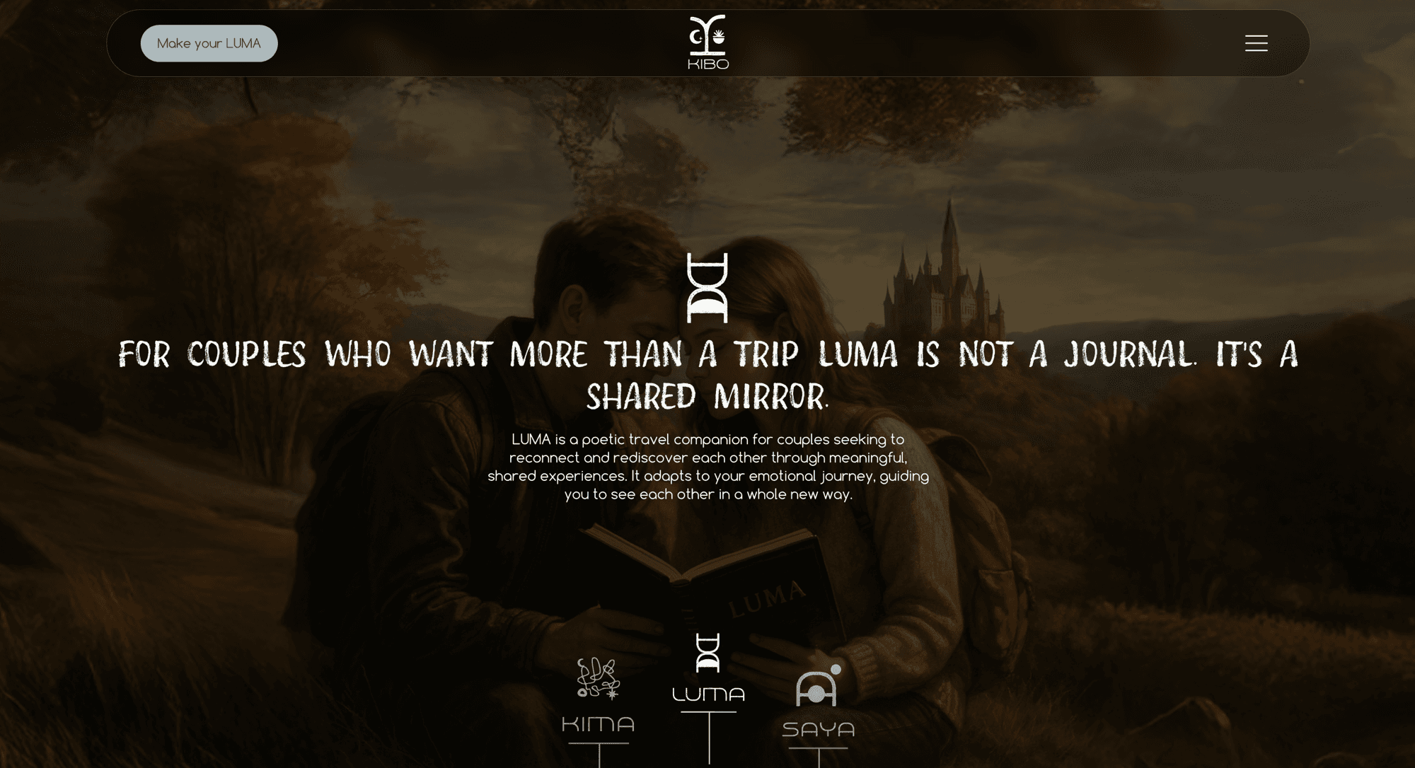 LUMA — Couples' shared journey journal