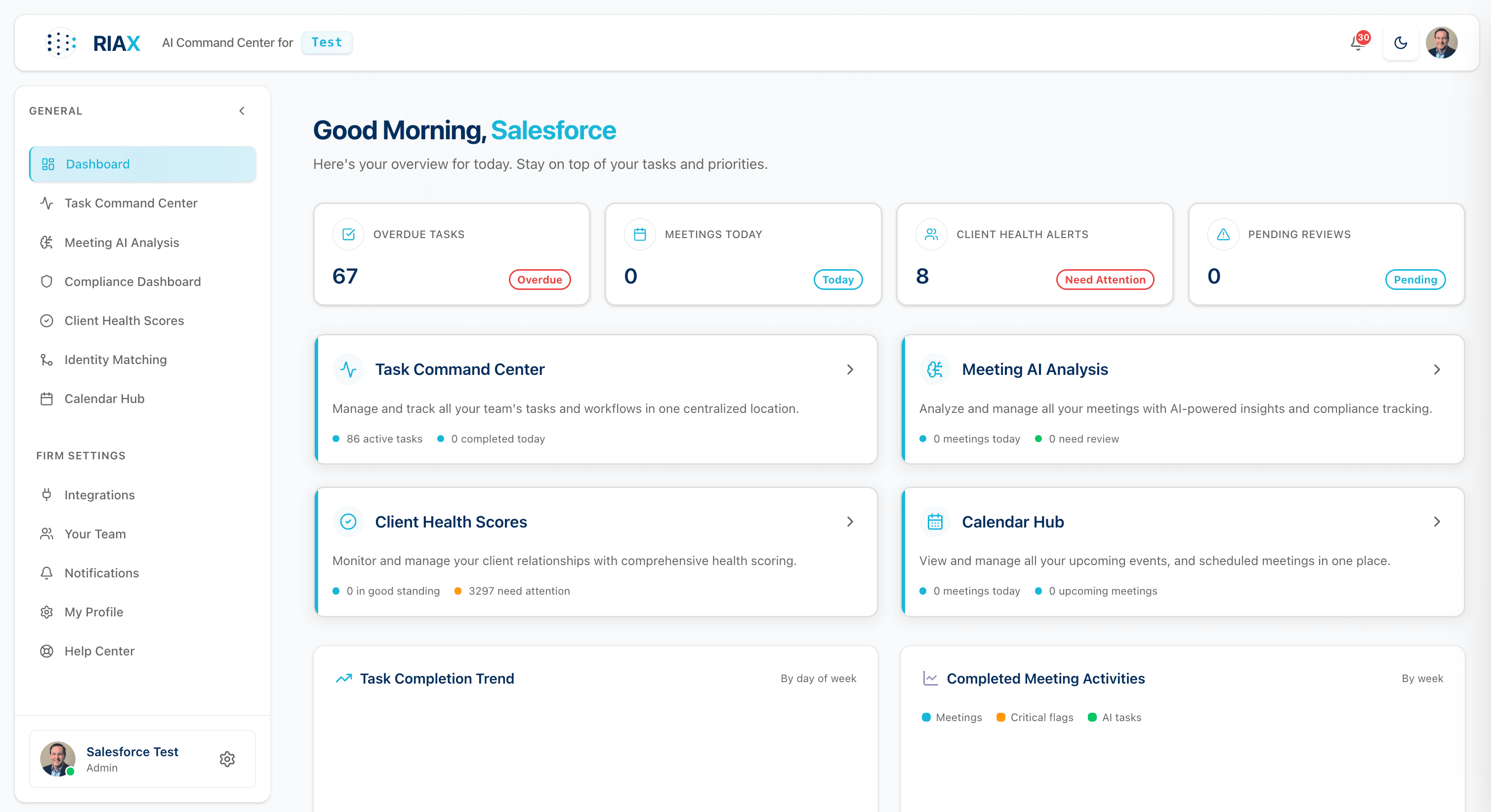 RIAX — Financial Advisor SaaS